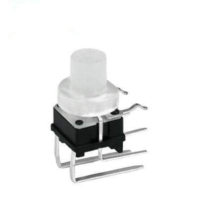 right angel illuminated tact switch with cap